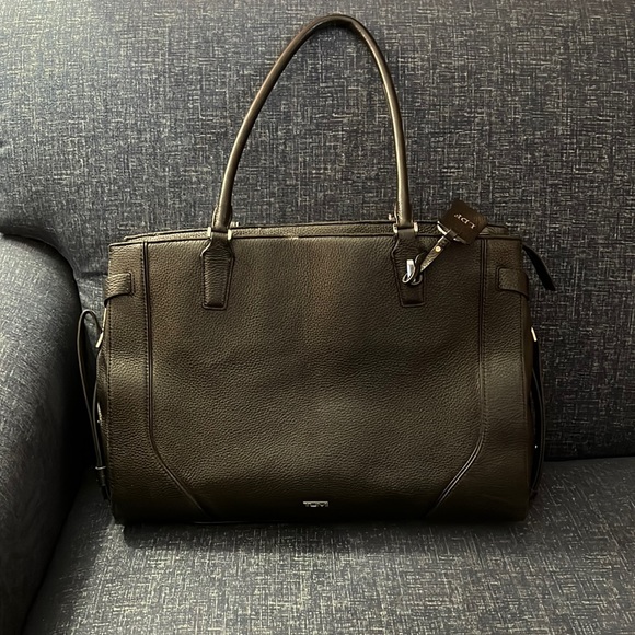 Tumi Bags Tumi Genuine Leather Womens Computer Bag Poshmark